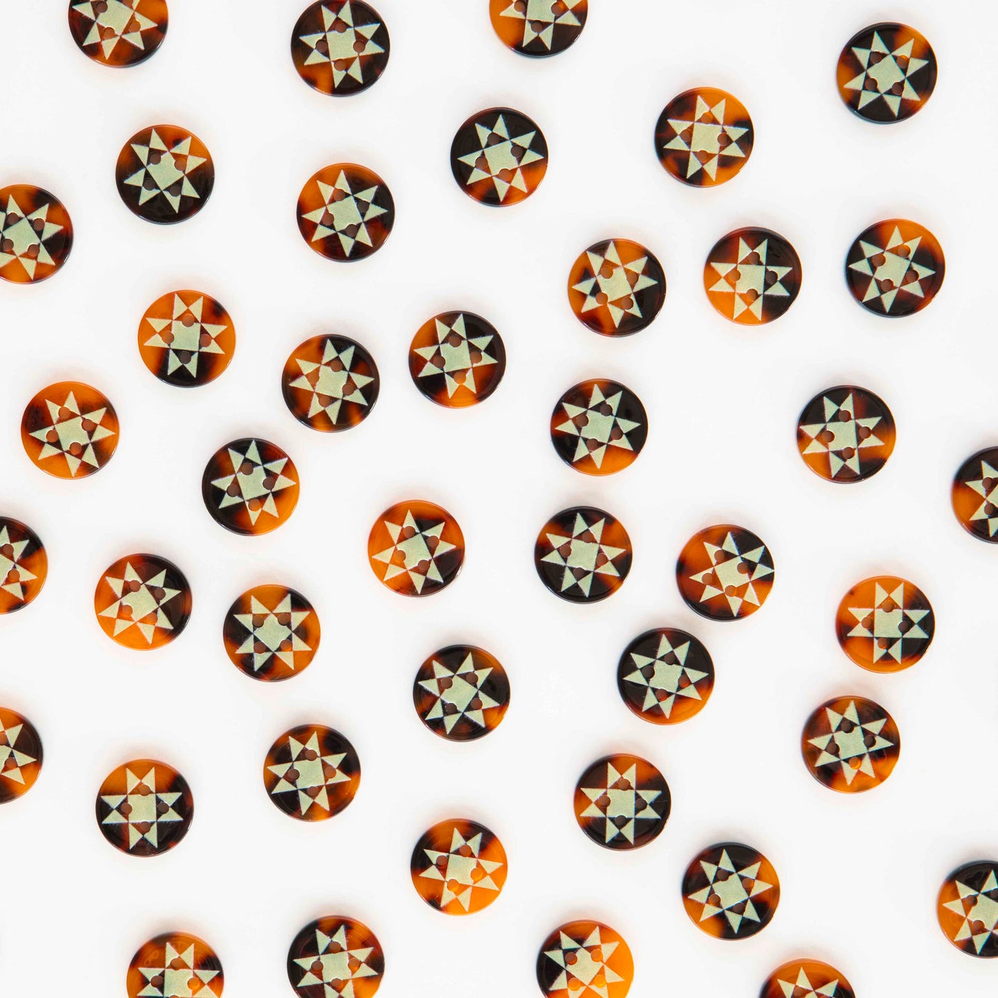 Quilt Star Buttons by Sarah Hearts (Small)