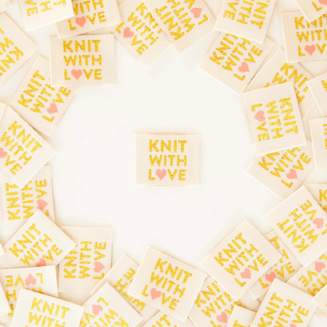 Knit with Love Tags by Sarah Hearts