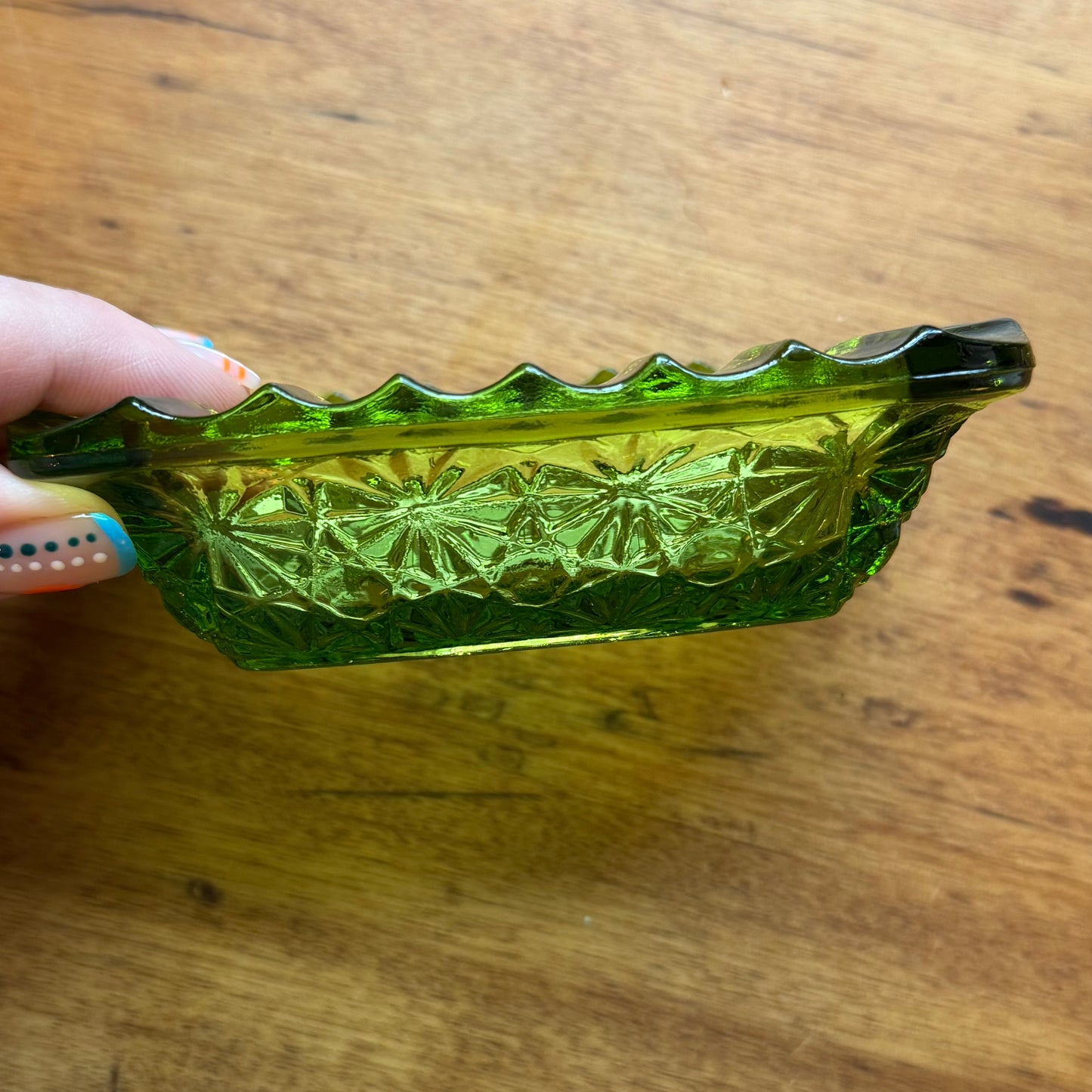 Vintage Glass Ashtray ★ Vintage