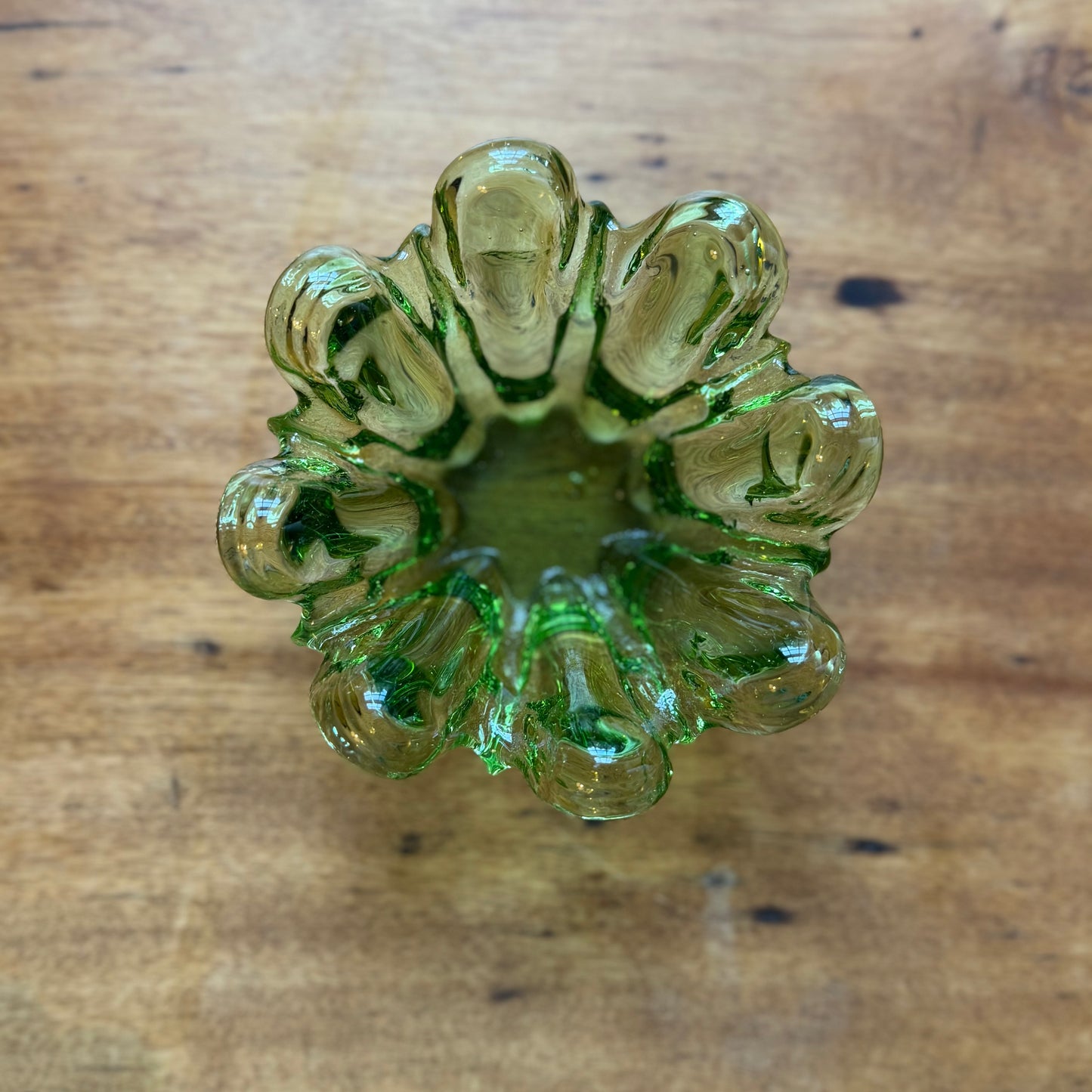 Green Mid-Century Finger Bowl ★ Vintage
