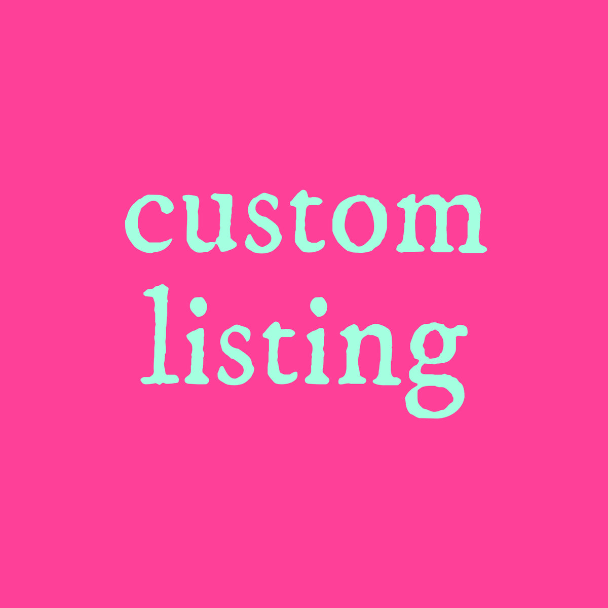 Custom Order for Stephanie
