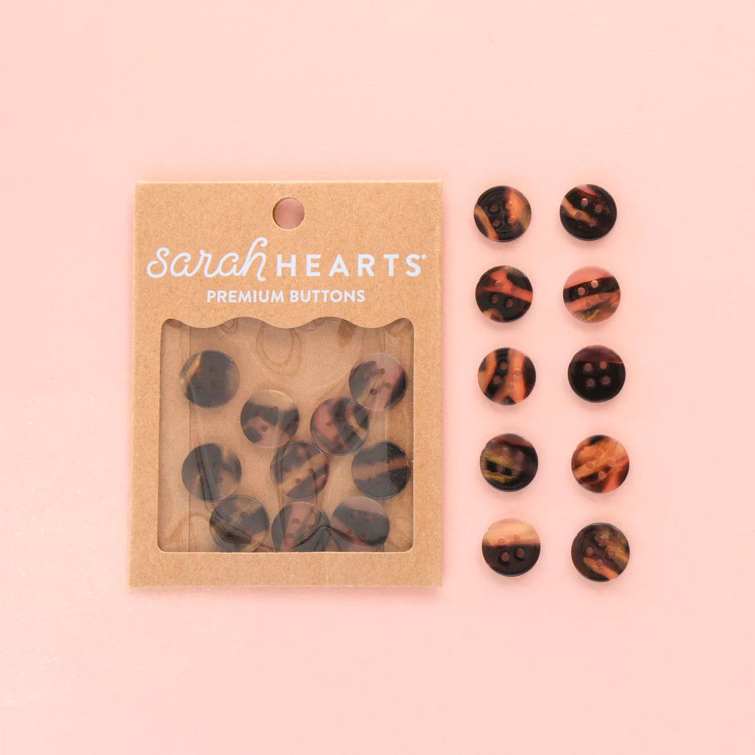 Tortoise Shell Buttons by Sarah Hearts (Small)