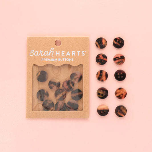 Tortoise Shell Buttons by Sarah Hearts (Small)