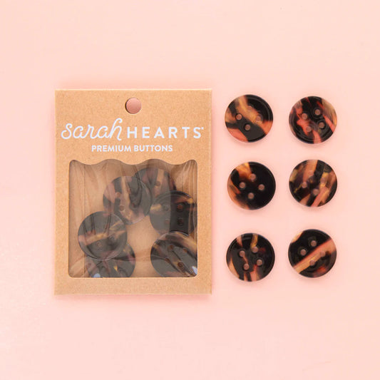 Tortoise Shell Buttons by Sarah Hearts (Large)