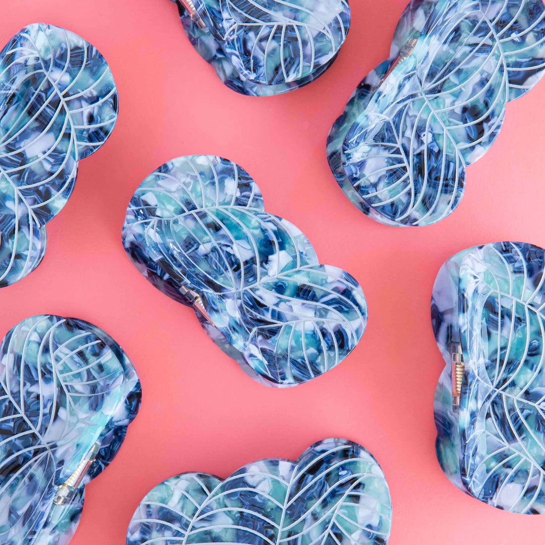 Blue Yarn Hair Clip by Sarah Hearts ♥︎ PREORDER ♥︎