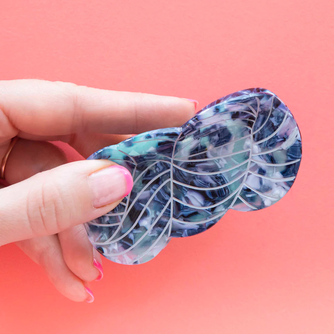 Blue Yarn Hair Clip by Sarah Hearts ♥︎ PREORDER ♥︎