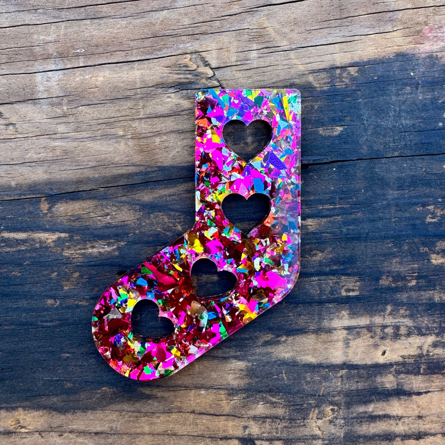 Chunky Glitter Mini Sock Blockers