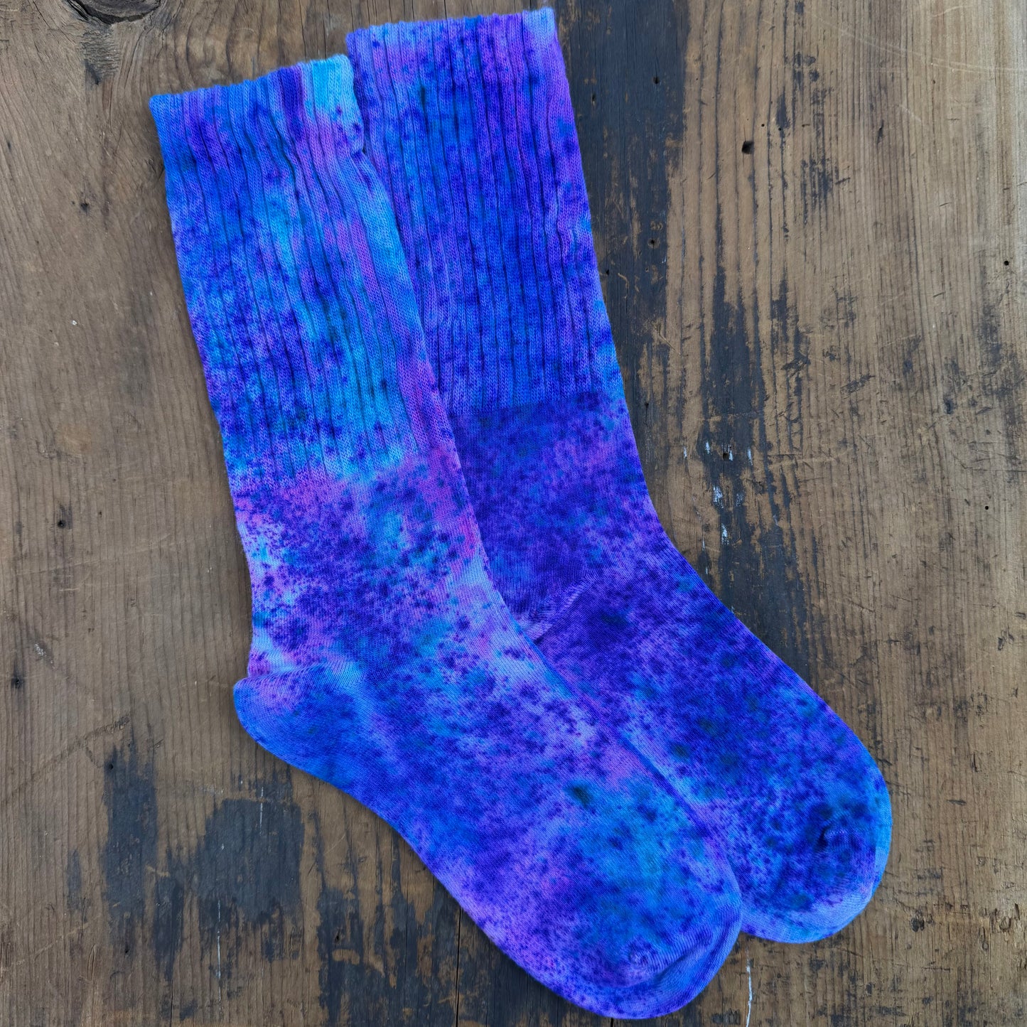 Hand Dyed Wool Socks
