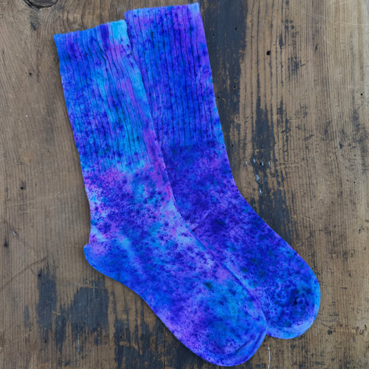 Hand Dyed Wool Socks