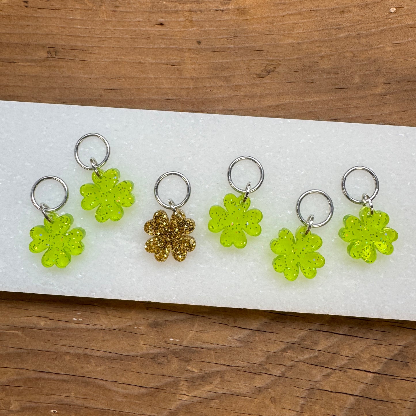 Four Leaf Clover Stitch Markers