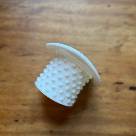 White Fenton Top Hat ★ Vintage