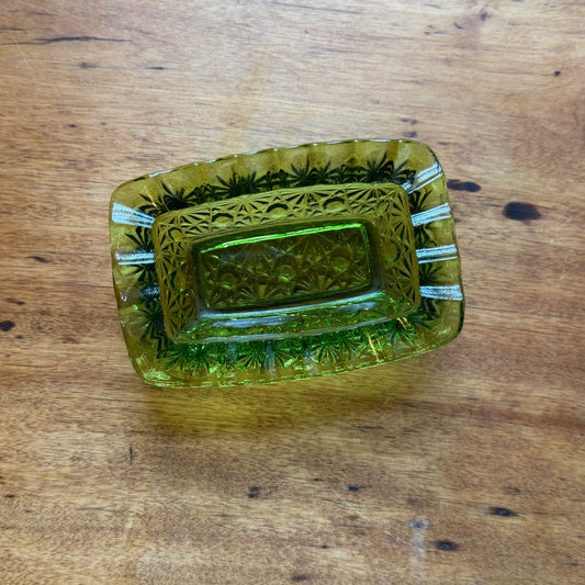 Vintage Glass Ashtray ★ Vintage