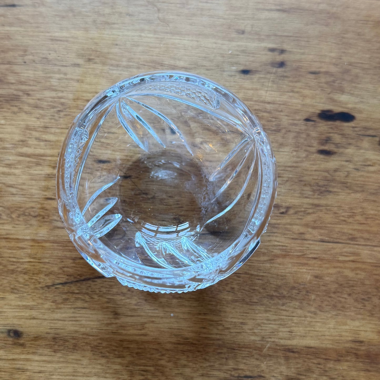 Tiny Crystal Vase ★ Vintage