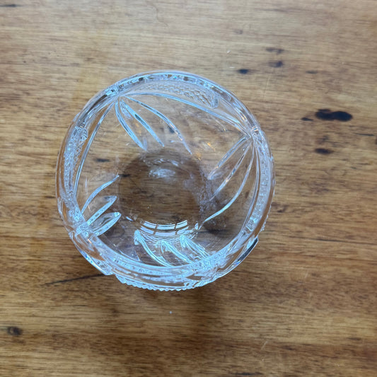 Tiny Crystal Vase ★ Vintage