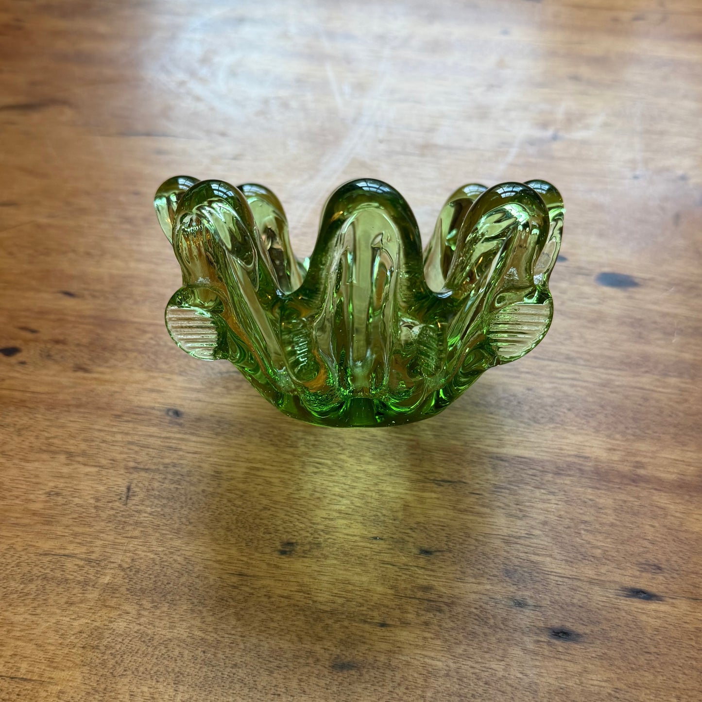 Green Mid-Century Finger Bowl ★ Vintage