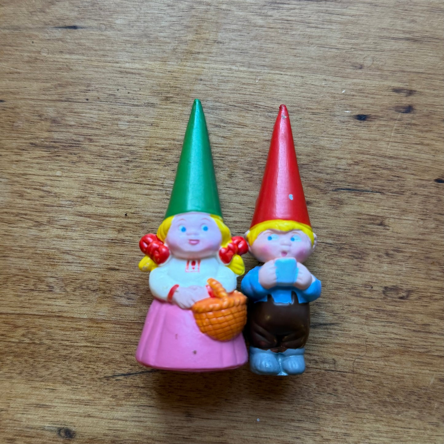 1980 David the Gnome PVC Set ★ Vintage