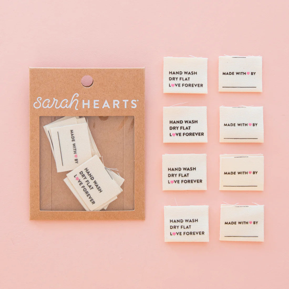 Hand Wash Tags by Sarah Hearts