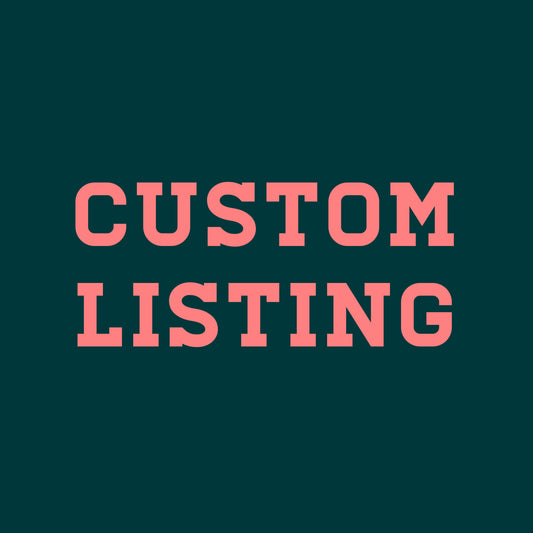 Custom Order for Christina