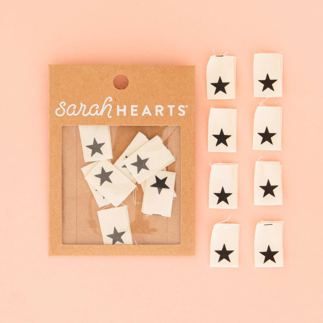 Black Star Organic Cotton Tags by Sarah Hearts