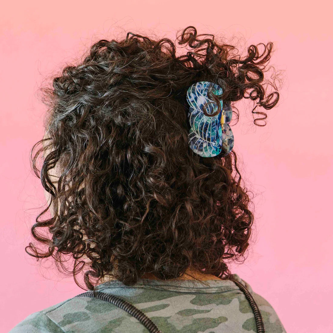 Blue Yarn Hair Clip by Sarah Hearts ♥︎ PREORDER ♥︎
